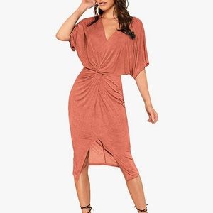 ✨ midi pink sparkly dress